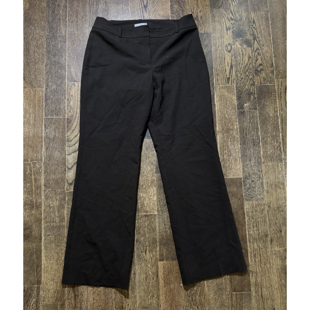 Ann Taylor Dress Pants Women's Size 8P Margo Stretch Brown Wool Mid Rise Bootcut